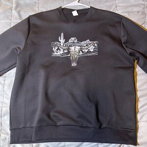 Black Graphic Women’s Sweater